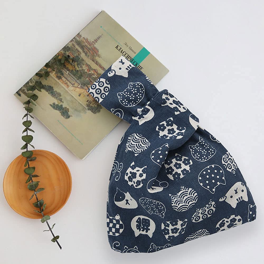Set of 2 Japanese Pattern Yukata Mini Japanese Style Accessory Drawstring Small Small Handheld Japanese Style Coin and Perfect for Fireworks Japanese
