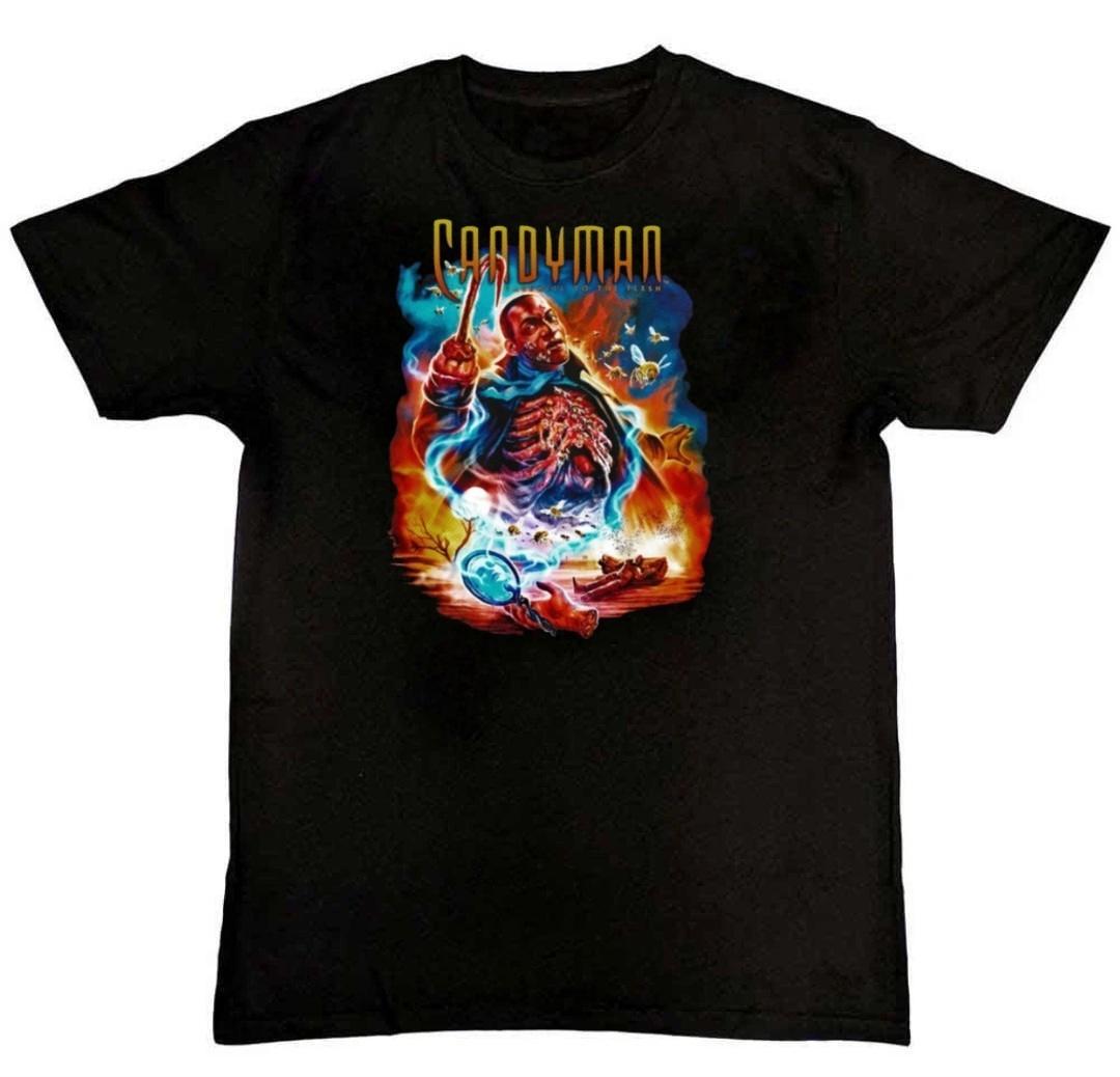 Candyman Movie Horror Graphic Print Mens T-Shirt S