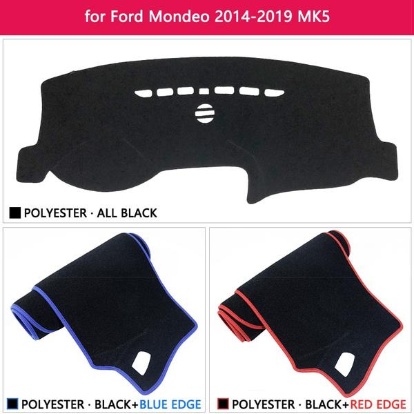 

Защитная накладка на приборную панель для Mondeo MK5 2014 ~ 2019, автомобильные аксессуары, солнцезащитный ковер на приборной панели 2015 2016 2017 2018 left hand drive синий