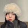 Winter Warme Plüsch Fischermütze Süße Mädchen Nordostmütze Gepolsterte Und Verdickte Kalte Mongoleimütze Show Face Weibliche Mütze
