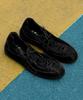 Wetheroad Wtrd3116-1 Lazy Suede Racing Sneakers Washed Black