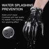 Autumn and Winter Cycling Gloves Warm Windproof Touch Screen Sports Ski Snowmobile Gloves Men's Black