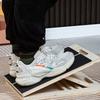 Wood Stability Trainer Thickened Wood Balance Platform with Protective Pad for Adults Balance Exercise