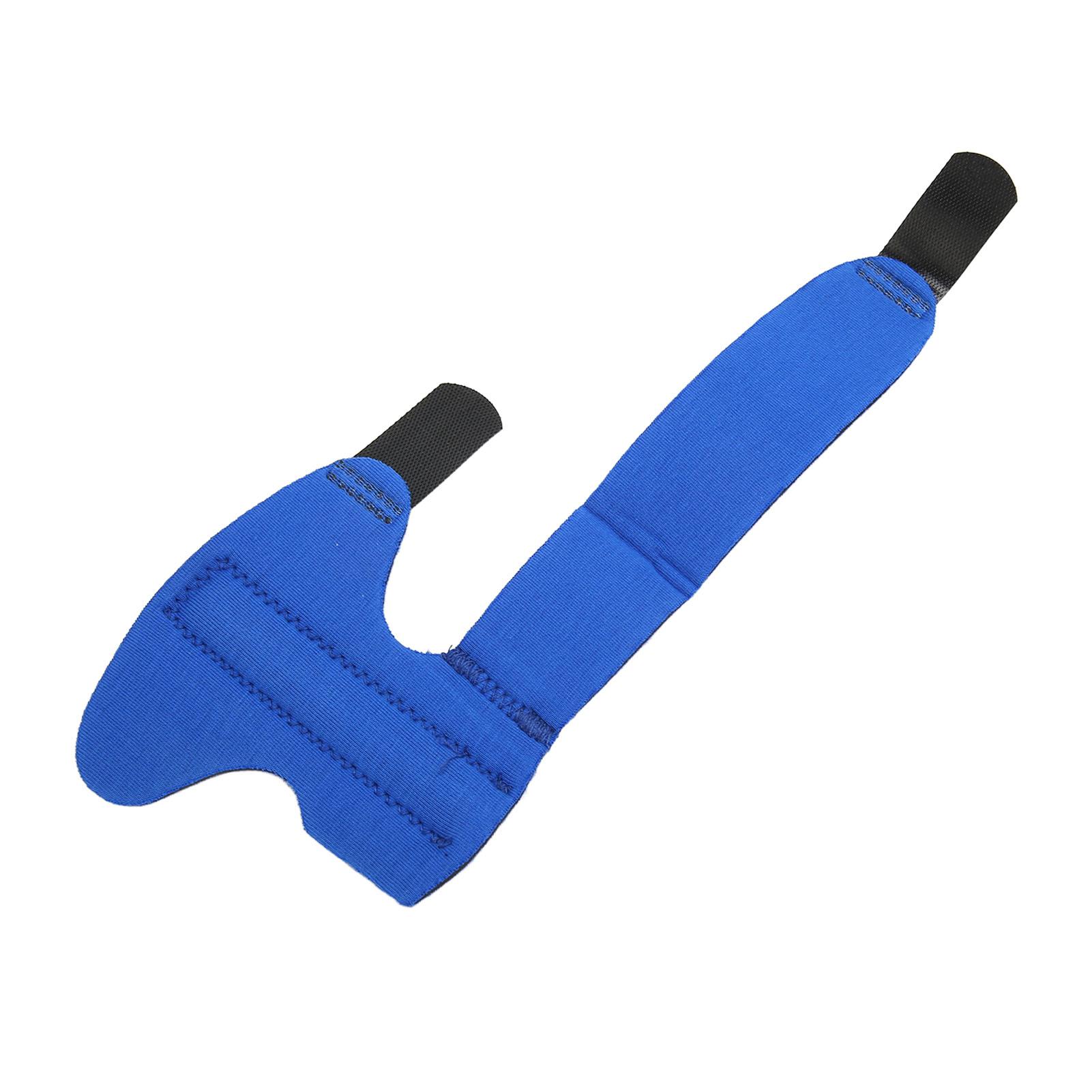 

Напульсник для большого пальца дышащий стабилизатор большого пальца и запястья компрессионная шина для боли при артрите синий