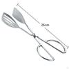 Durable Stainless Steel Kitchen Tongs - Essential Tool for Grilling and Baking