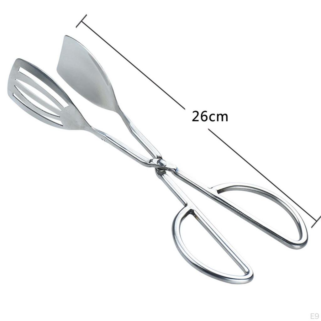 Durable Stainless Steel Kitchen Tongs - Essential Tool for Grilling and Baking