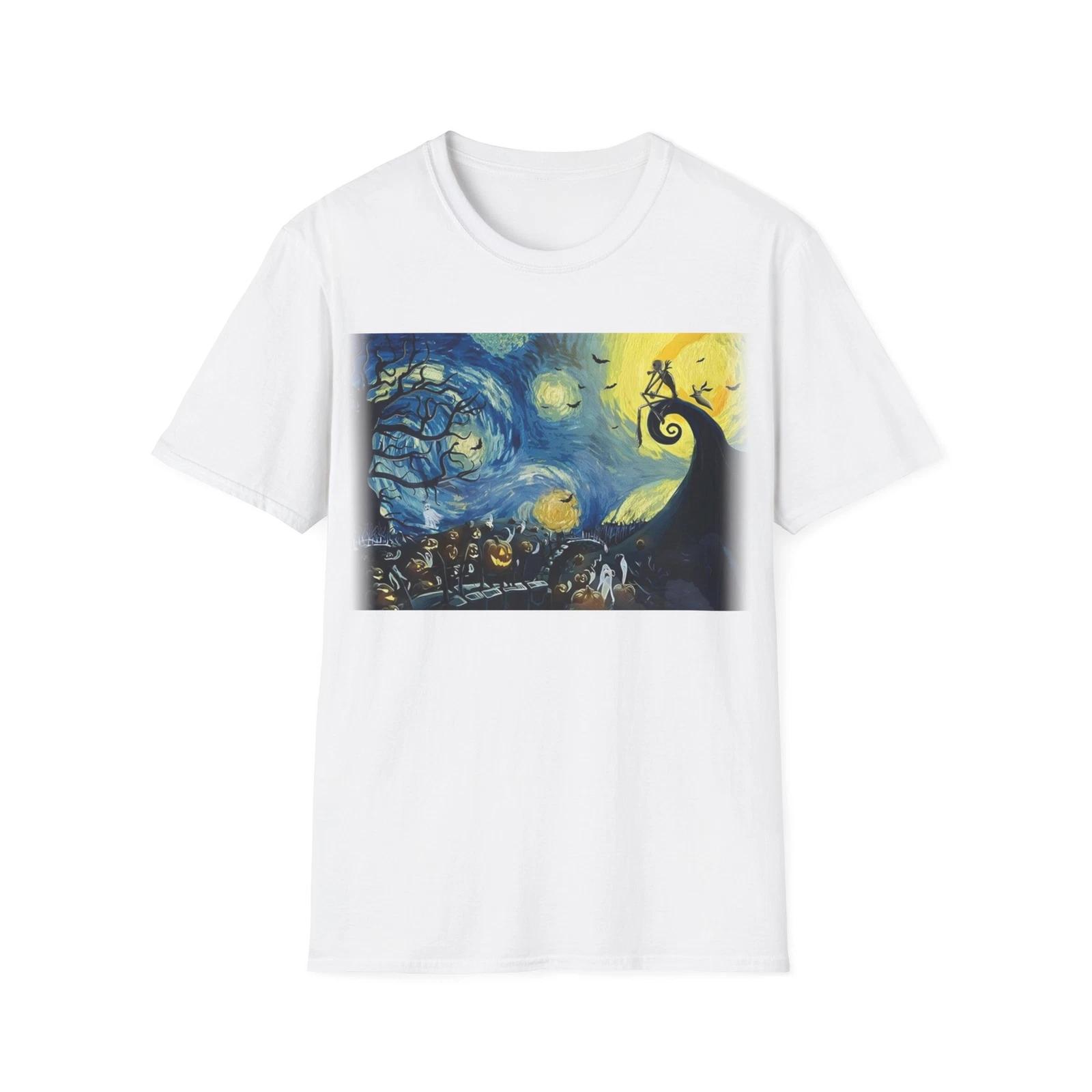 Starry Night Nightmare Before Christmas T-Shirt S