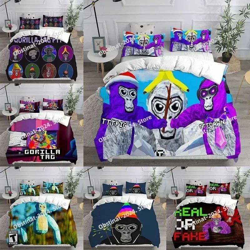 Fashion 3D Gorilla Tag Bedding Set Printed single Comforter Quilt Bed Cover Duvet Cover Pillow Case 3 Pieces Set Kids Adult Size