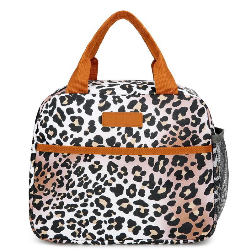 

New Fashion LargeCapacity Leopard Insulated Lunch Bag for Work and School Non Food Contact Outdoor Travel Cooler Pack Picnic Bag