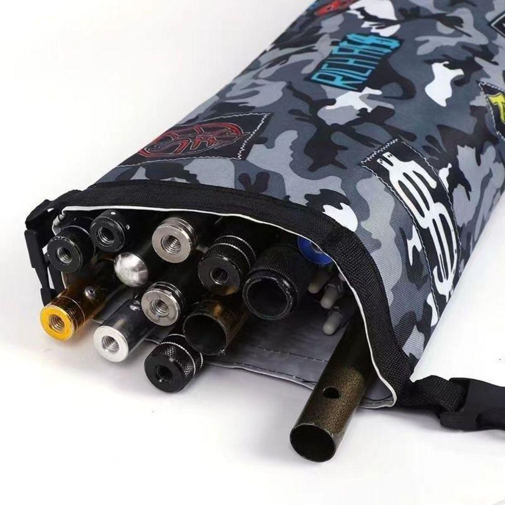 130/140cm Fishing Rod Bag Random Color Fishing Tackle Bag Folding Fishing Bag  Accessories