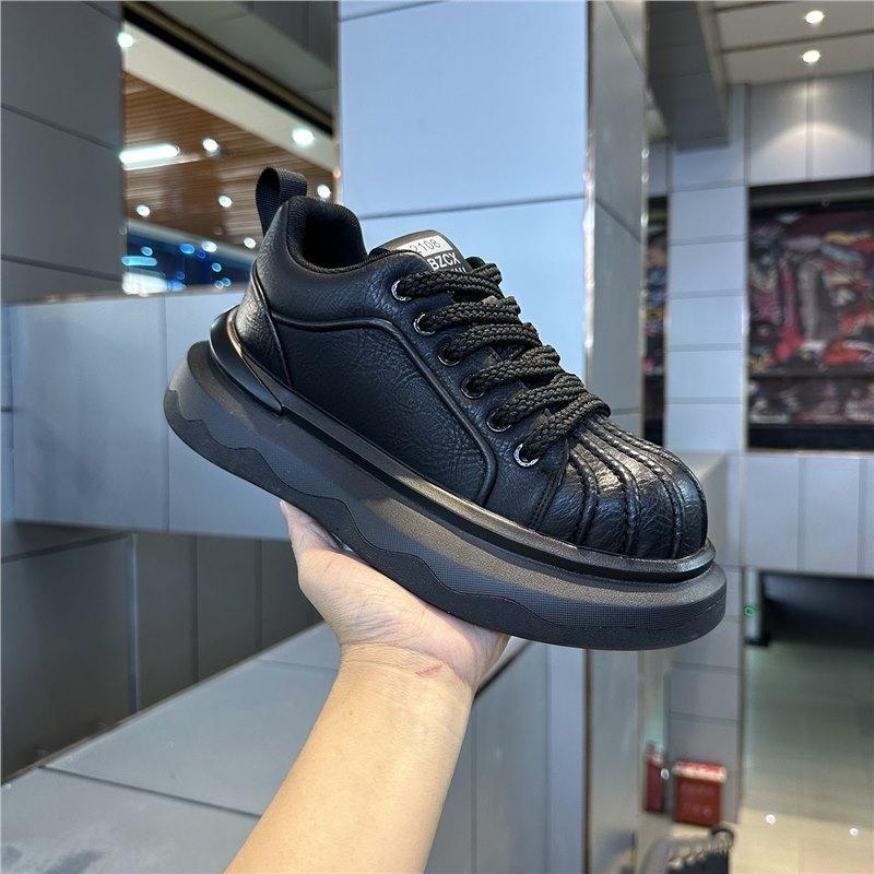 

Shell head casual shoes platform dad shoes lace-up board shoes trendy shoes mbz 38 чёрный