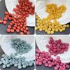 Colorful Chalcedony Abacus Spacer Beads: Oil Green & Amber for DIY Bracelet Bodhi Accessories