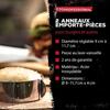 Ensemble de 2 pièces emporte-pièce rond réglable et presse à burger - FACKELMANN PROFESIONAL - Pour hamburger
