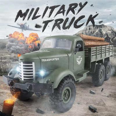 Nuovo 1/16 Full Scale RC Truck Alta Simulazione Militare Arrampicata Veicolo 6WD Fuoristrada 2.4G Telecomando Militare Veicolo Giocattolo Adulto Bambini Regalo Ragazzi