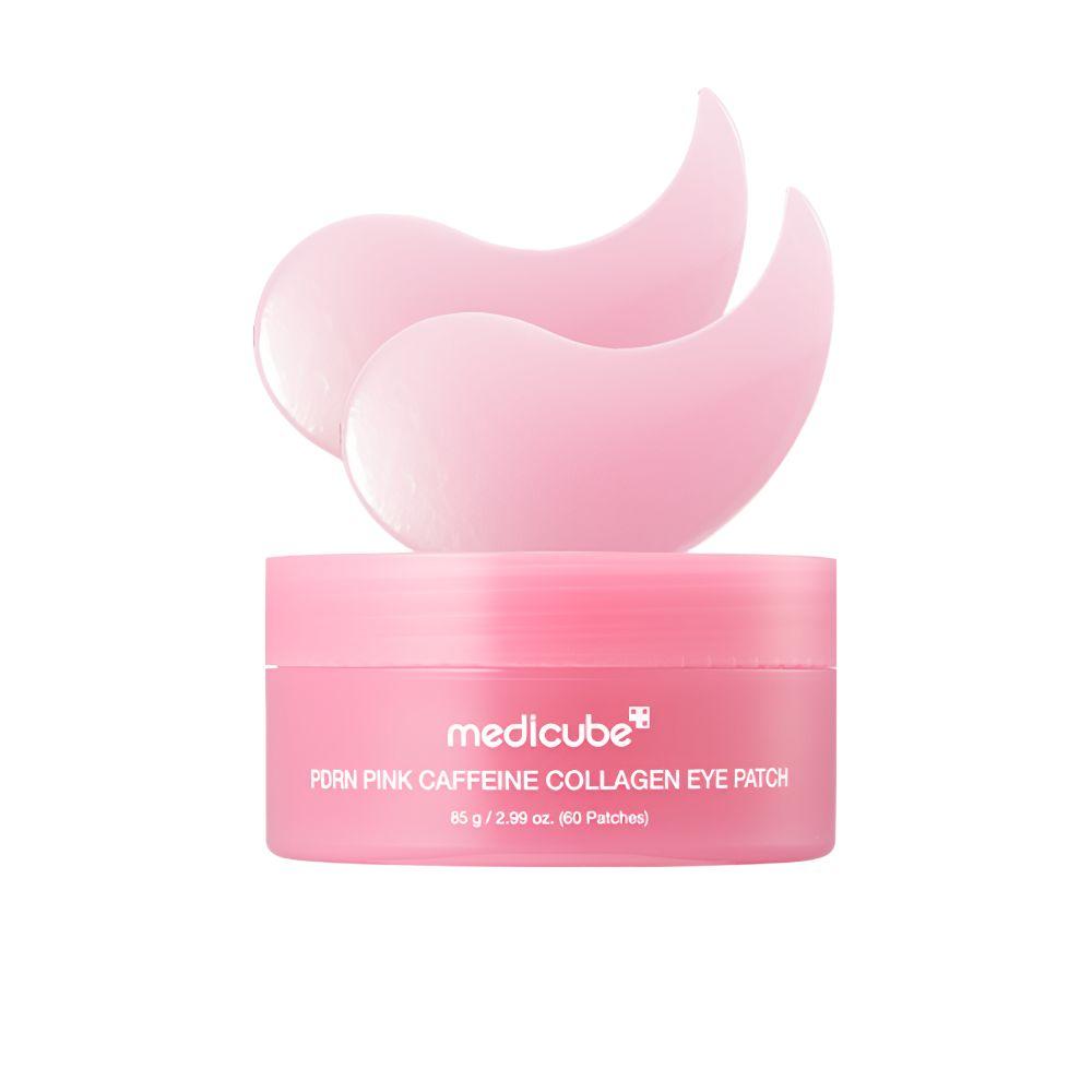 Medicube PDRN Pink Caffeine Collagen Eye Patch 60pcs 85g Hydrogel for Dark Circles and Under Eye Depuffing