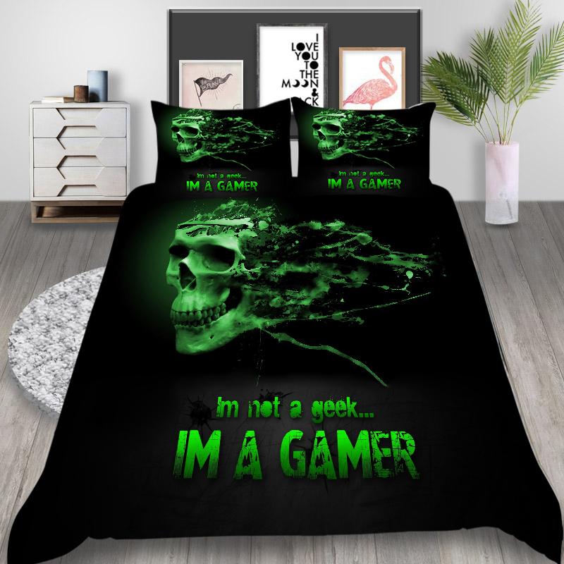 3D Game Controller Bedding Set Player Down Duvet Cover 2/3 Pieces Boy Bedding Set AU140 * 210 Full Size Soft Bedroom Decoration