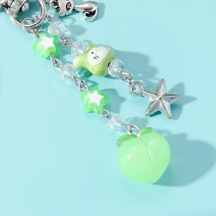 Butterflies Tassels Phone Lanyard Female Acrylic Beaded Phone Shell Pendant