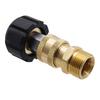 1 Satz M22-14mm/15mm auf 1/4" Hochdruckreiniger-Adapter-Set Schnellverschluss Einstellbarer Sprühsprinkler Schnellverbinder Kupplungen Schwenkbar