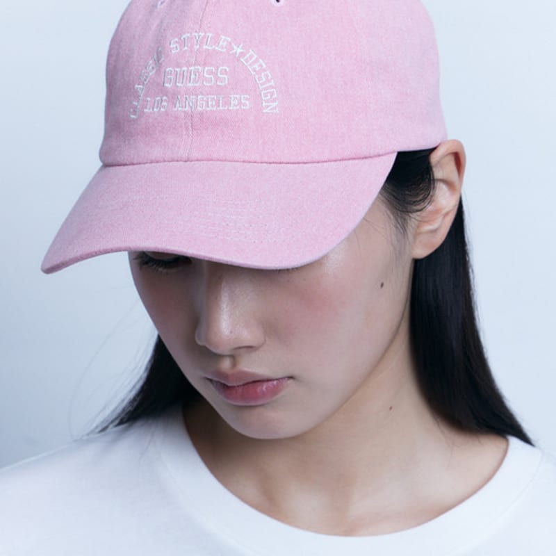 Guess Cotton Twill Varsity Ball Cap OP2A5590