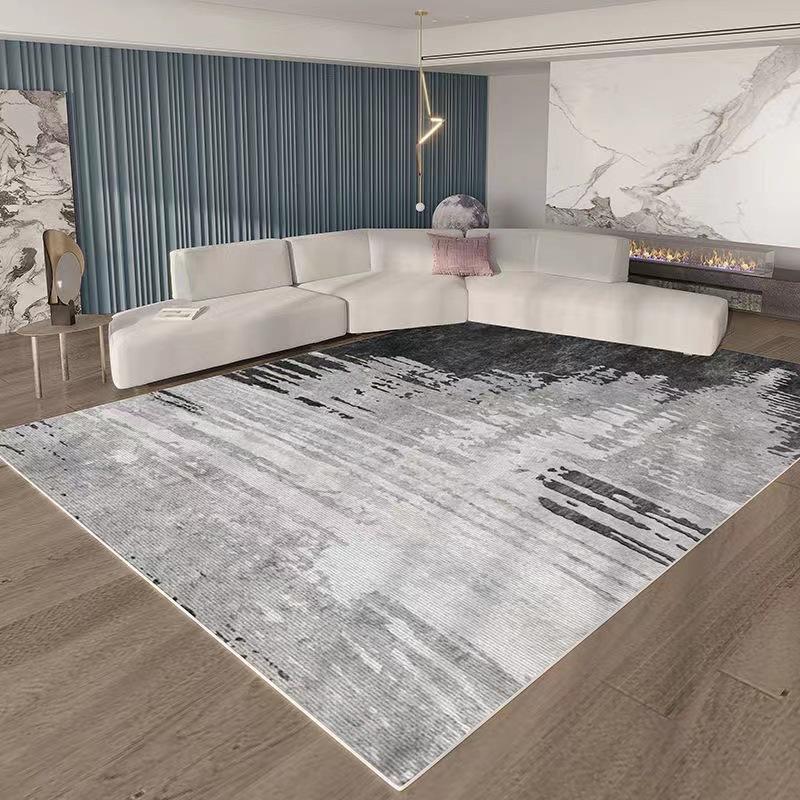 

Minimalist Faux Cashmere Living Room Carpet Bedside Rug Sofa Coffee Table Rug Drift Window Bedroom Non-Slip Rugs 80x120cm