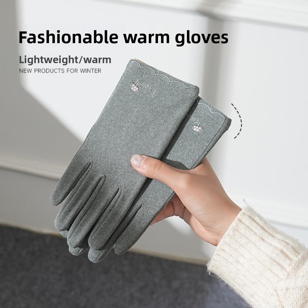 Fashion Cold Weather Gloves with Warm Lining Winter Gloves Women's Warm Gloves  for Autumn Winter
