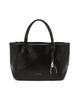 Jillstuart Acc [Facette] Facet Foldable Cowhide Tote S Black