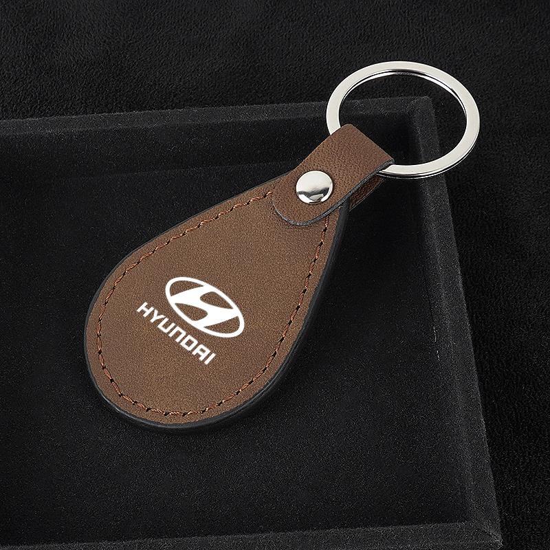 Mode Bil Logo Styling Nyckelring Nyckelkedja Nyckelring Hänge För Hyundai IX35 Veloster KIA Sportage Interiör Bilaccessoarer