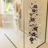 Modern Style Black Floral Vine And Butterfly Wall Sticker, for Self-Adhesive Removable Decoration on Plastic Surfaces in Bedrooms, Living Rooms