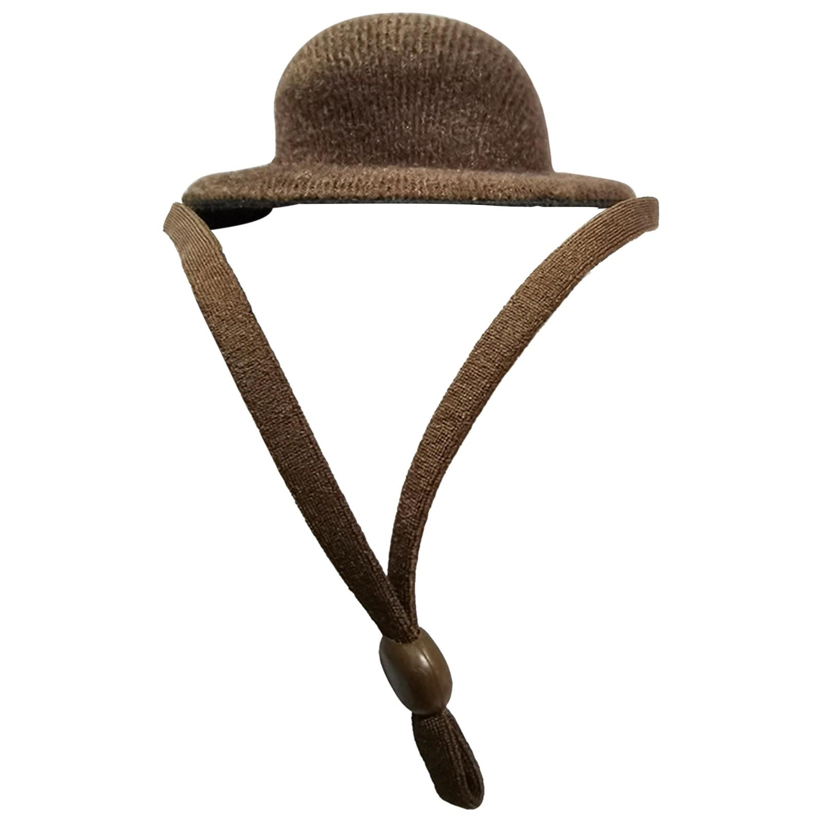 

Chicken Hats For Hen Small Funny Chicken Accessories Feather Top Hat One Size коричневый