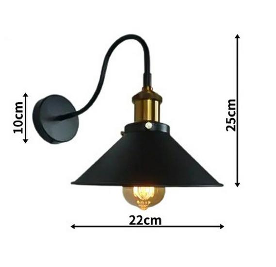 Retro Metal Texture Wall Lamp for Bedroom, Balcony, Bar, Restaurant, or Cafe - Nostalgic and Creative Design