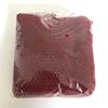 Nordic Style Wine Red Knitted Christmas Tree Skirt with 3D Cable Knit Texture