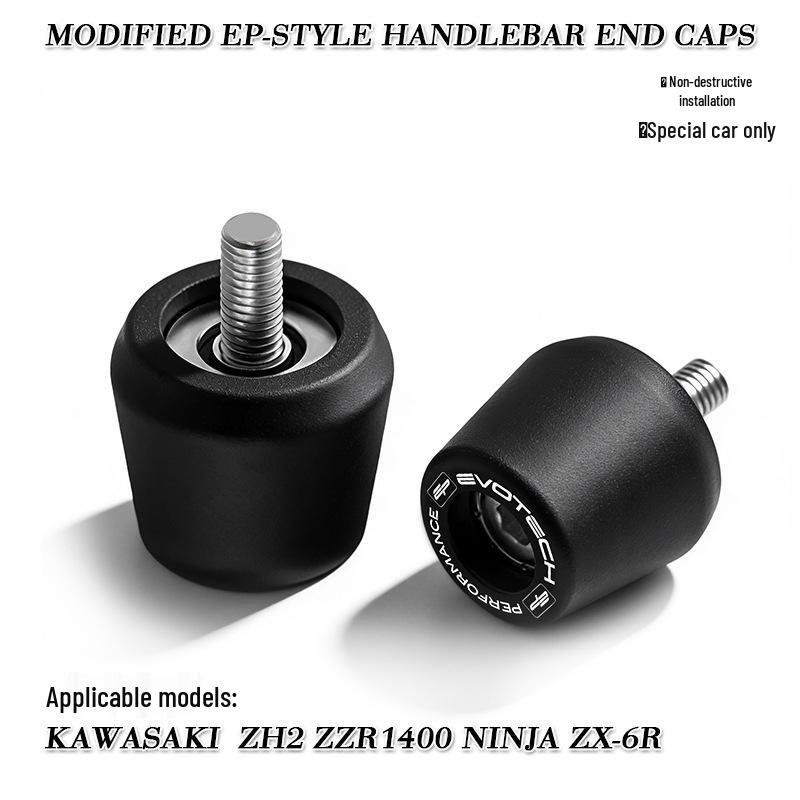 

Kawasaki ZH2/NINJA ZX-6R EP Style Aluminum Handlebar End Caps