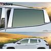 For Jeep Compass 2017-   Steel Car Window Center Pillar Cover Trim Window Middle B C Pillars Post Strip Accessories