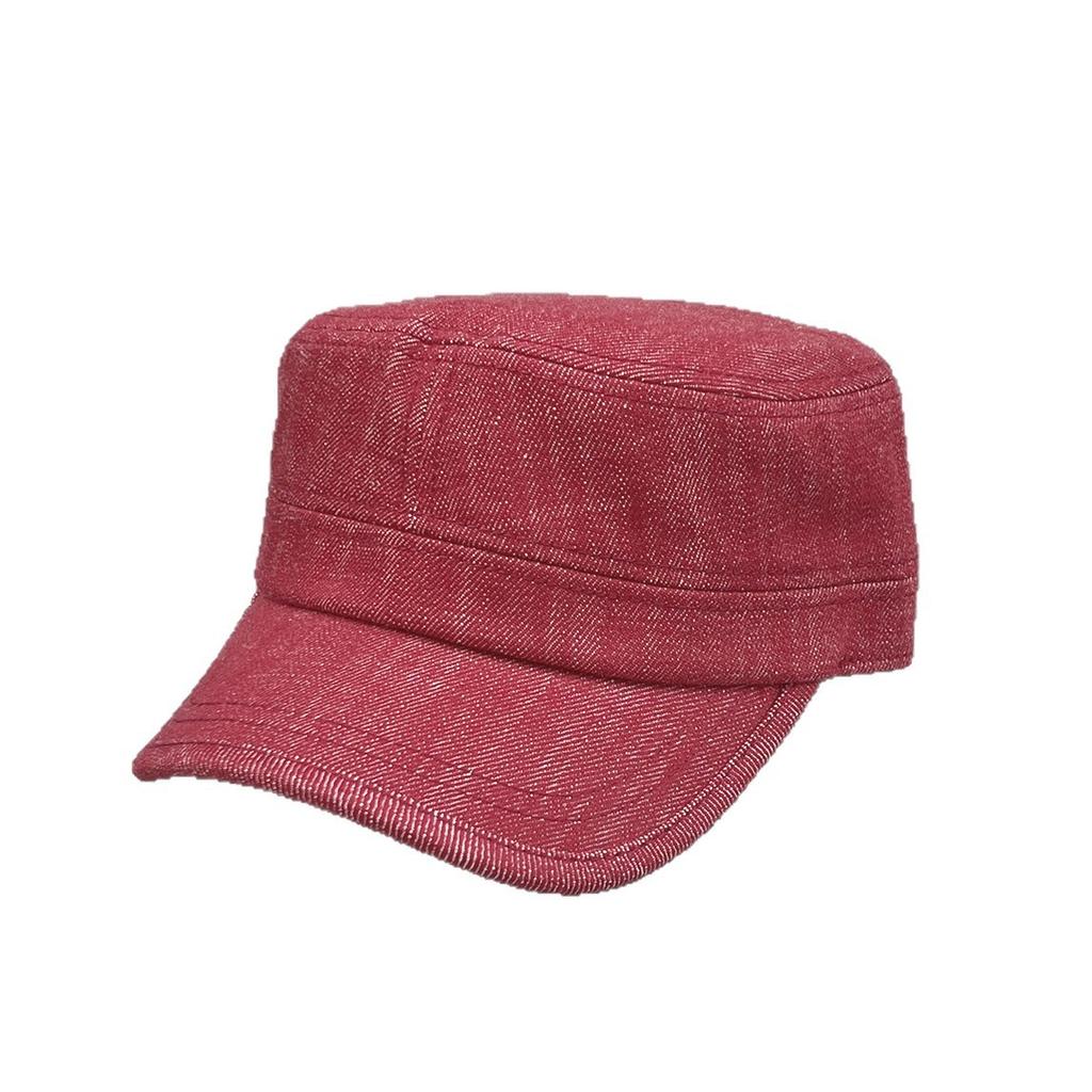 Herbst schlicht und alt flacher Zylinder Reithut Herren und Damen tiefe Version modifiziert quadratisches und rundes Gesicht Pendeln vielseitig Schiebermütze