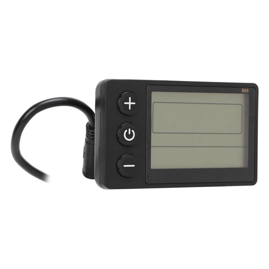 Electric Bicycle LCD Display Meter 24 36 48 52 60V Bike Control Panel with Waterproof Plug