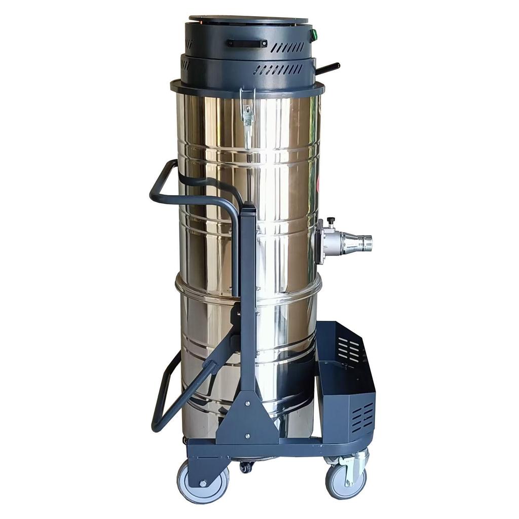 3600W Industrial Double-Barrel Vacuum Cleaner for Metal Powder Debris