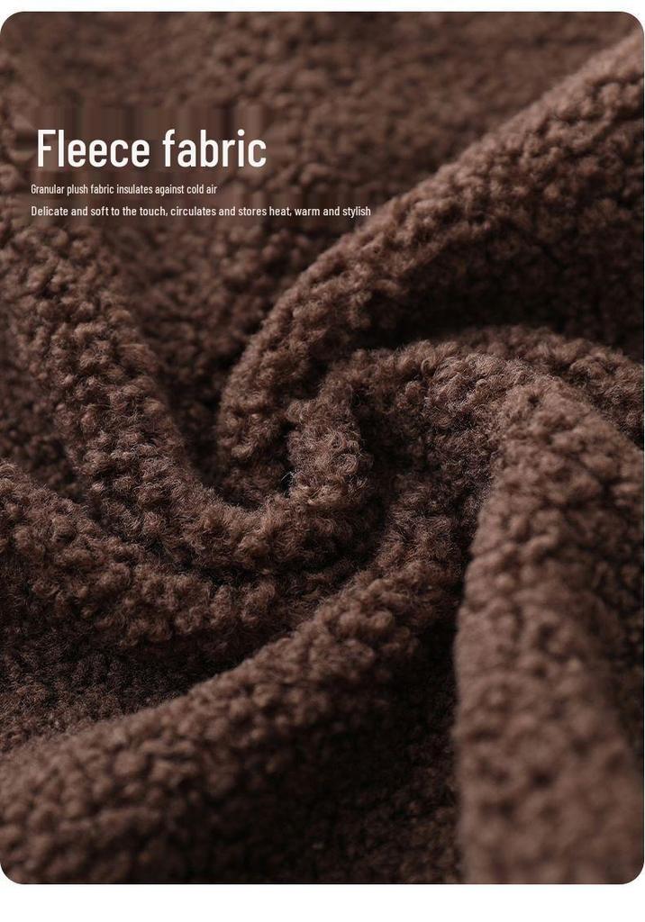 Spring & Autumn Lamb Wool Vest - New Thickened Warm Shawl for Mid-Aged Women