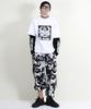 Deumakeu Camo Wide One-Pleat Sweatpants Black