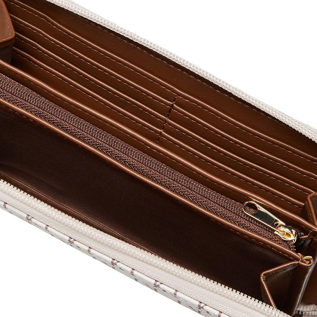 Ardi Wallet Lange Geldbörse Rund Reißverschluss Monogramm SR8 Hello Kitty Beige B195 x H97 x T22mm [ARDIE] Damen SR8-11KTBE