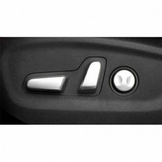 For Kia Sportage 17-2022 Matte Silver Power Seat Control Button Cover Trim 5PC