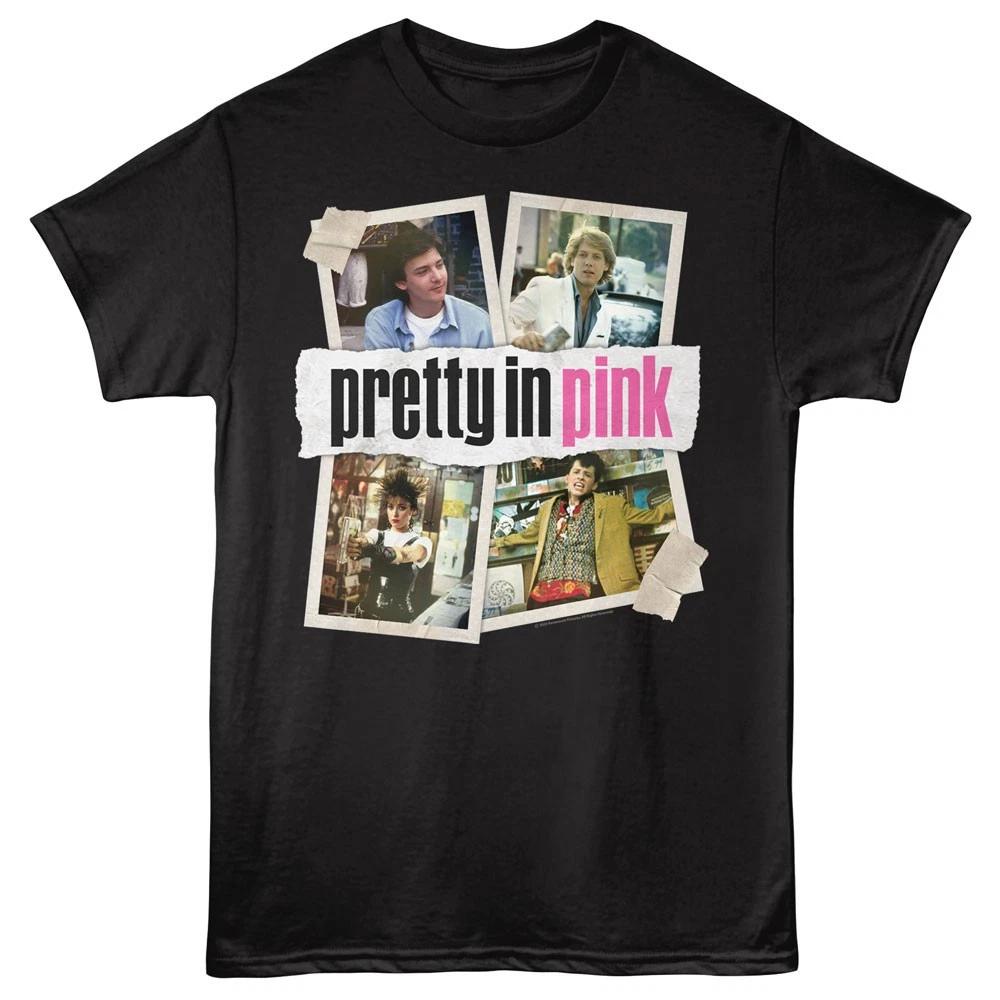 Мужская футболка Pretty In Pink Polaroid Snap Shot Photos 4XL