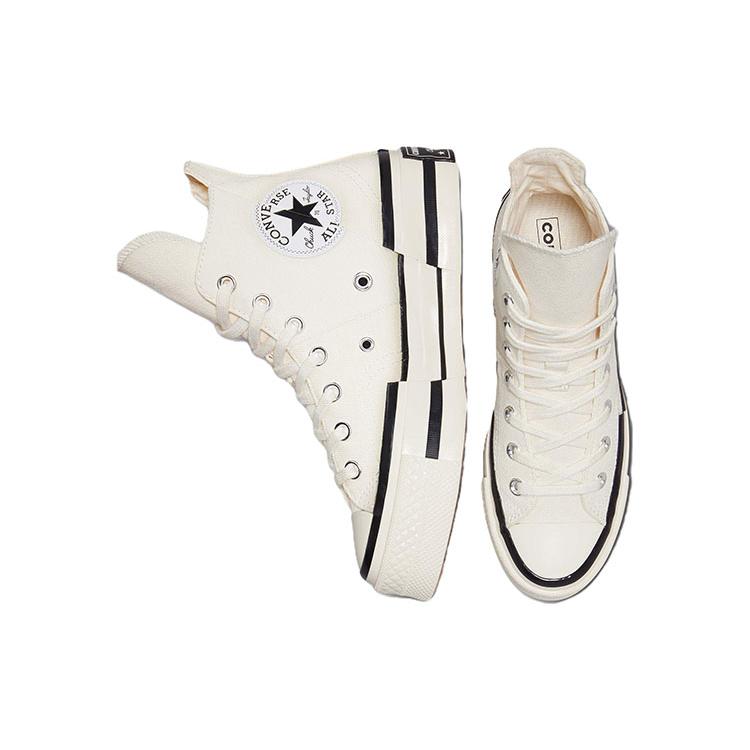 New Converse Chuck Taylor All Star 70 Hi Plus Canvas Egret Black A00915C