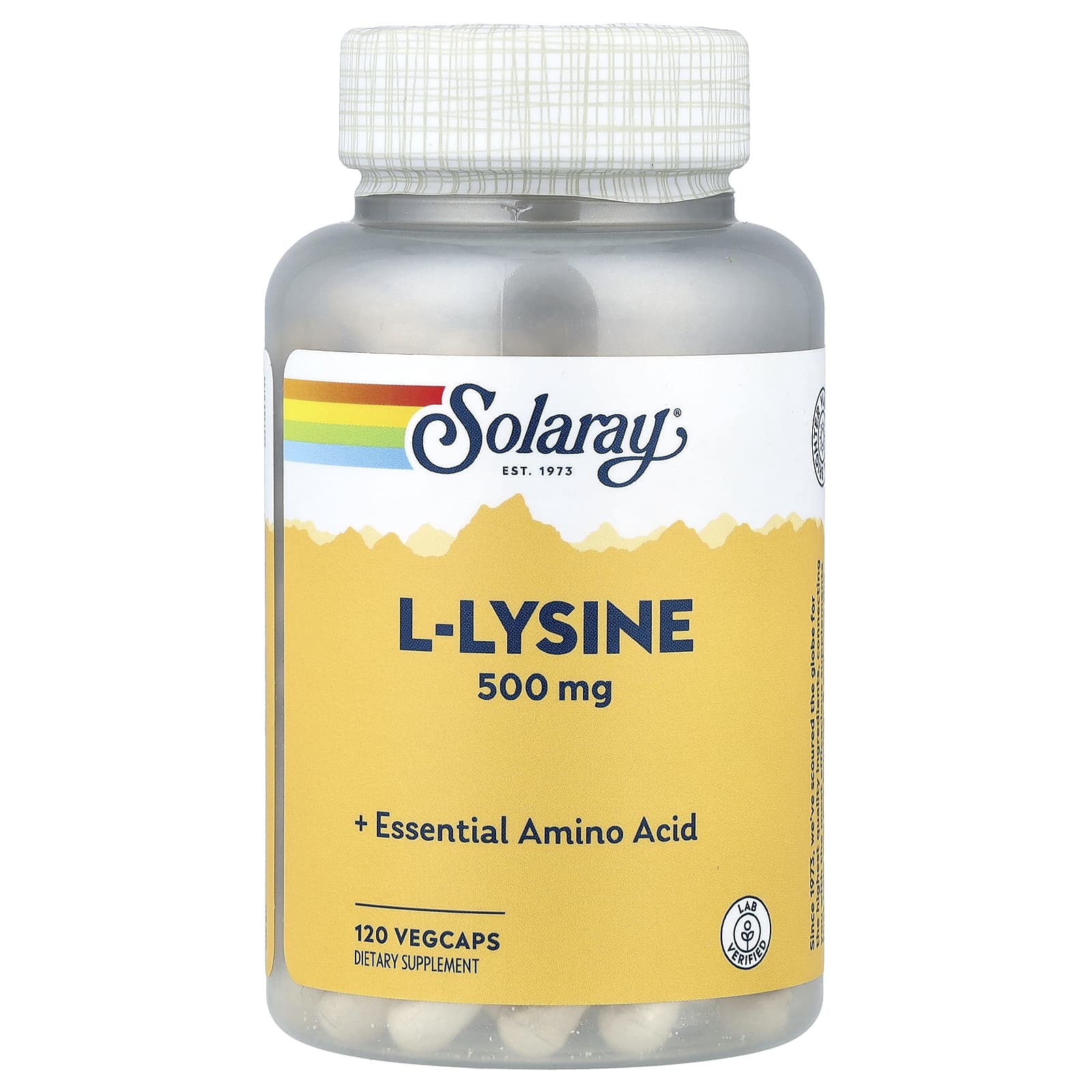 

L-Lysine, 500Mg, 120 Veggie Capsules
