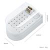 30-Hole Nail Art Grinding Head Storage Box Drill Bit Storage Finishing Box Manicure Tools