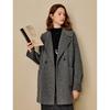 Inman Women's Alpaca Silk Blend Double-Faced Wool Coat