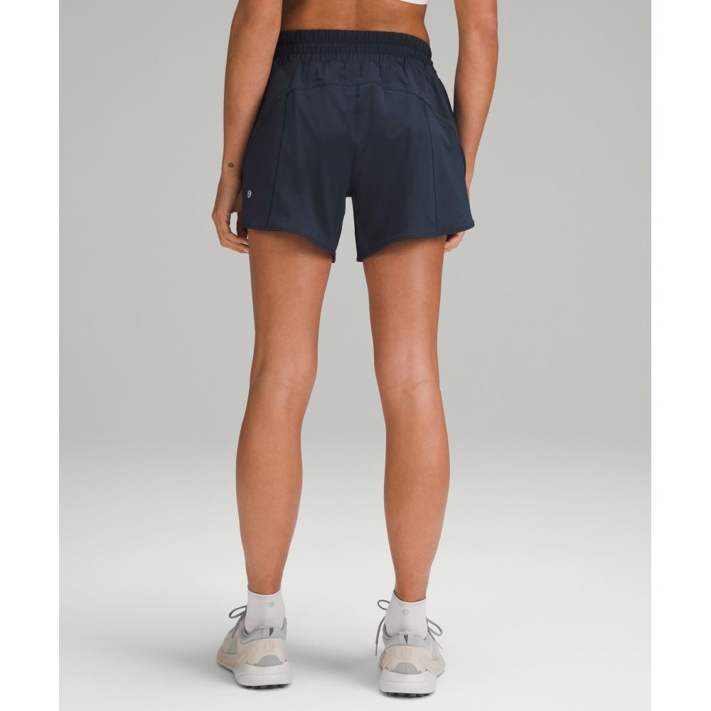 Lululemon Track That Mid Rise Lined Short 5  True Navy