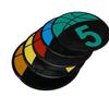 Digital Basketball Training Mark Disc - Round Flat Mat