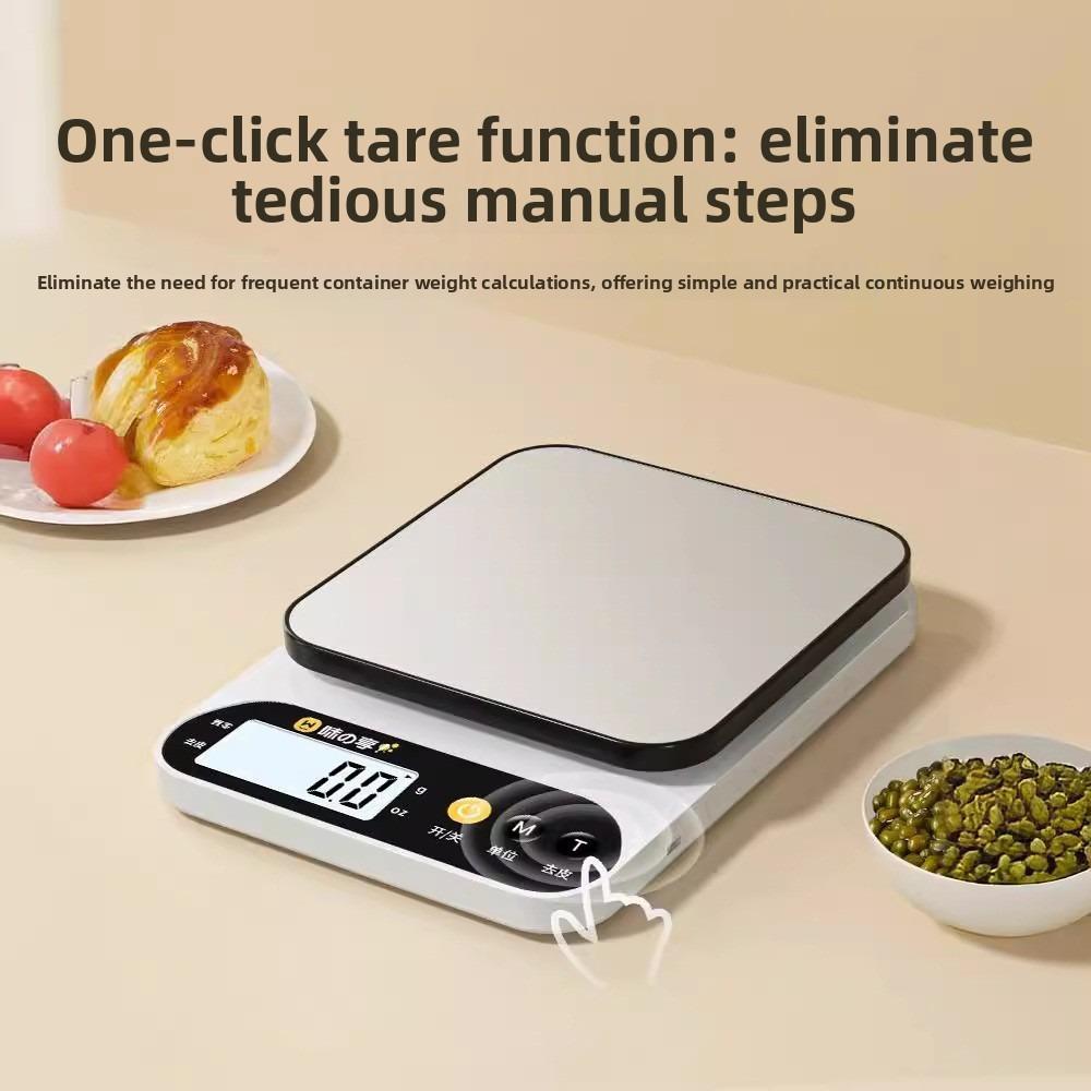 Small Electronic Scale Gram Scale Electronic Scale High Precision Kitchen Scale Baking Precision Household Commercial Food Scale Small Scale