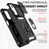 For Samsung Galaxy A15 Case Slide Camera Shockproof Armor Cases For GalaxyA15 A15 A 15 Car Magnetic Holder Ring Protect Shell