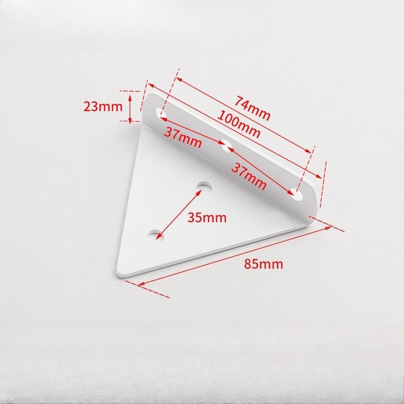 Right Triangle Corner Supports Invisible Furniture Fasteners for Beds/Cabinets/Shelves, Hidden Wall Brackets Floating Shelves